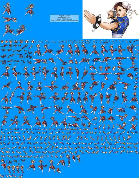 Chun Li Sprites Geek Stuff Pixel Sprite