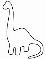Coloring Dinosaur Pages Simple Library Clipart Easy sketch template