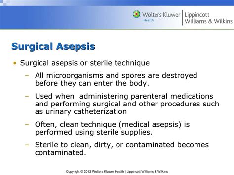 differences  medical  surgical asepsis guideopti