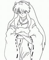 Inuyasha Coloring Pages Print Color Movie Coloring2print sketch template