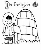 Igloo Coloring Eskimo Pages Getcolorings Clipartmag Drawing Getdrawings Printable sketch template