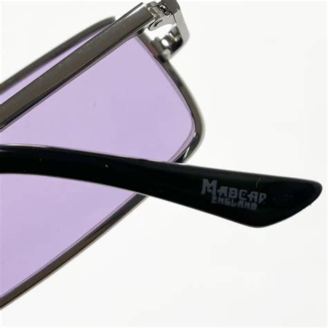 madcap england mcguinn retro 60s granny glasses light purple