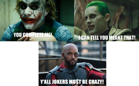 Joker On Joker Meme With A Bit Of Deadshot Eddie And Movies