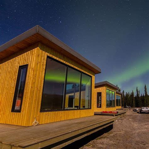 aurora glass chalets grand opening northern lights resort spa