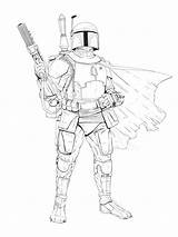 Boba Fett Coloring Pages Wars Star Drawing Printable Boys Color Sheet Coloring4free Cartoons 1381 Lego Kids Print Getcolorings Behance Recommended sketch template