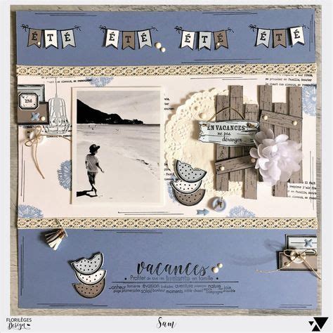 sam creations nature  posters scrapbooking page template