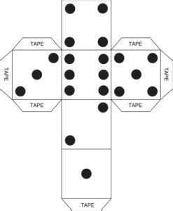 die template dice template reading adventures  kids ages