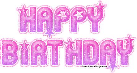 happy birthday images xcitefun pink happy birthday  stars