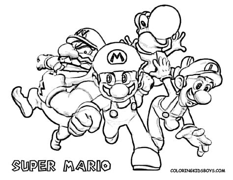 mario  friends coloring page  coloring page  masivy world
