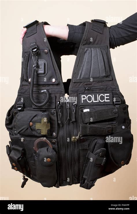 police tactical vest stock photo alamy