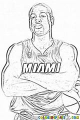 Coloring Pages Nba Easy Preschoolers Print sketch template