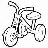 Tricycle Depositphotos sketch template