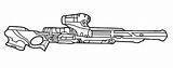Gears Sniper Rifles Orig09 Gnasher sketch template
