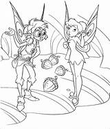 Coloring Tinkerbell Pages Printable Disney Getdrawings sketch template