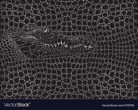 crocodile pattern background royalty free vector image