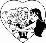 Archie Veronica Wecoloringpage sketch template