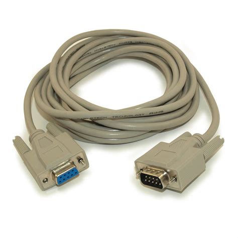 ft serial cable dbdb rs male  female extension cable walmartcom