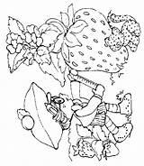 Coloring Strawberry Pages Shortcake Jam Cherry Vintage Teeth Princess Clip Library Clipart Popular Fresa Colorear Tarta Gif Coloringhome Coloringpagesabc sketch template
