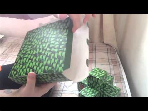 papercraft minecraft tree tutorial youtube