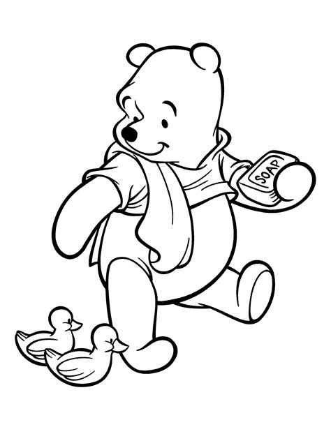 winnie  pooh coloring pages pooh bear pinterest printing