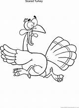 Scared Feast Scarred Turkeys Kidscanhavefun Pilgrims Coloringbay sketch template