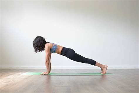 plank pose guide video tutorial   yoga class yogateket