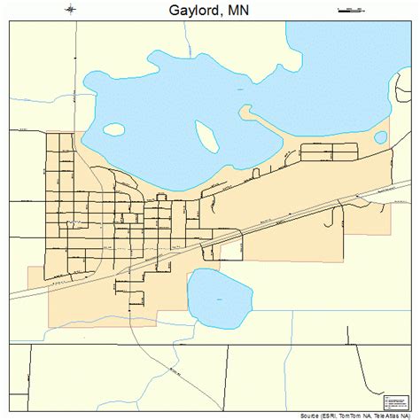 gaylord minnesota street map