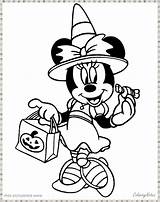 Disney Halloween Coloring Pages Cute Printable Kids Minnie Funny Mouse Easily Hope Enjoy Character Favorite Print Choose Color sketch template