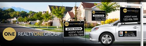 realty  group real estate signs prints rapido signs