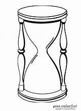 Hourglass Coloring Pages sketch template