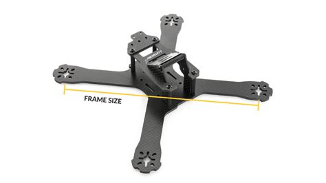 rendering fpv racing drone frame kit isolated  white background stock illustration