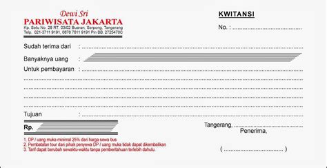 Contoh Kwitansi Rental Mobil Iklangratiz Contoh Kwitansi