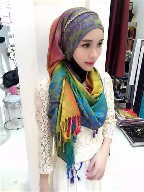 Hot Sell Wholesale Malaysia Muslim Hijab Shawls Printing