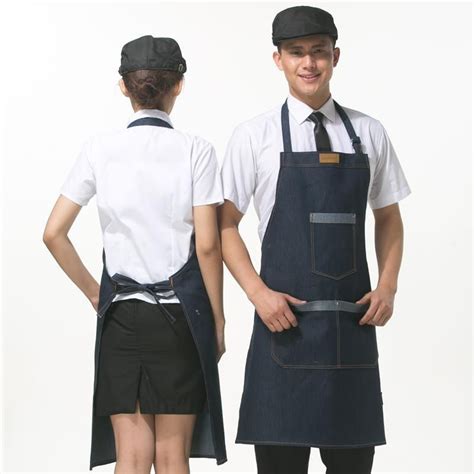 1 piece unisex chef apron food cooking sushi kitchen work wear waitress