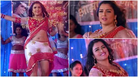 bhojpuri actress amrapali dubey s belly dance is still raging garners 81 lakh views on youtube