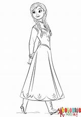 Anna Frozen Coloring Pages Princess Movie Printable Drawing Color Online Elsa Paper Print Disney Supercoloring Face Getdrawings Book Choose Board sketch template
