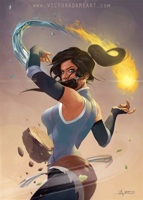 2d Art Korra 2d Digital Fantasycoolvibe Digital Art