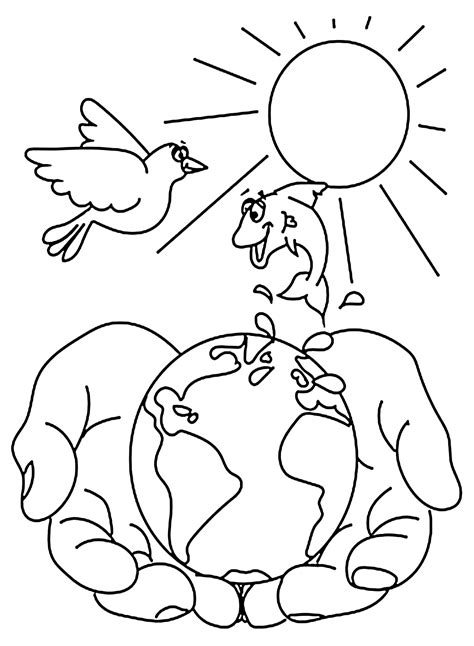 environment day coloring pages world environment day coloring pages