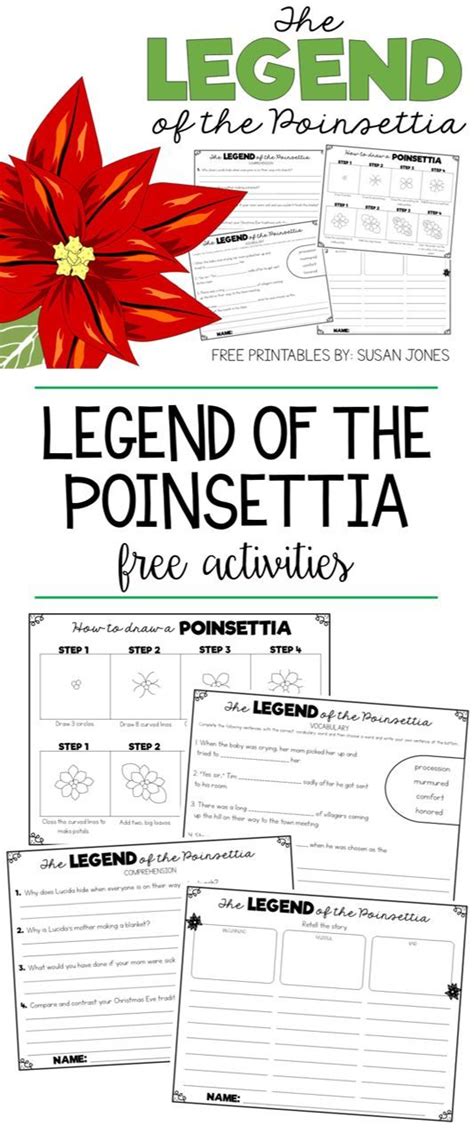 legend   poinsettia activities christmas reading