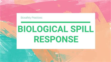 biological spill response youtube