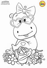 Cuties Hippo Bonton Jovi Bontontv раскраски Skecht Bojanke Tiernos Animales Slatkice Desenhos Mykinglist категории из все sketch template