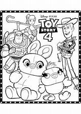 Coloring Toy Story Pages Pixar Disney Forky Kids Characters Print sketch template