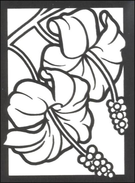 stained glass coloring pages  printable