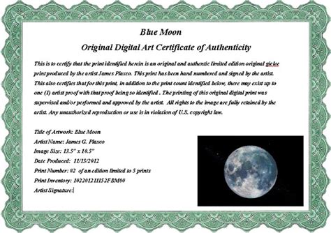 certificate  authenticity wording printable receipt template