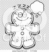 Gingerbread Dreaming Outlined Thoman Cory sketch template
