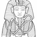 Coloring Pharaoh Pages Post sketch template