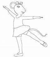 Ballerina Angelina Coloring Pages Good People Coloringpagesabc Via sketch template