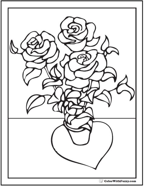 rose border coloring pages iremiss