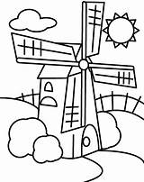 Vento Moinho Mulino Windmill Colorir Paesaggi Tasarrufu Enerji Onceokuloncesi Mills Boyamalari Windmills Boyama Tudodesenhos Misti Molinos Megghy sketch template