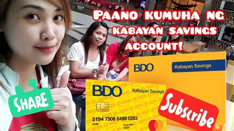 tandaan ito bago mag open ng bdo kabayan savings madali ba mag open ng kabayan savings youtube